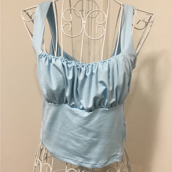 minx and moss Tops - Women’s sleeveless top minx and Matt Moss label size extra small blue